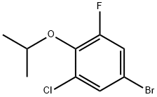 5-Bromo-1-chloro-3-fluoro-2-isopropoxybenzene Struktur