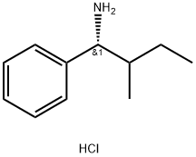 (1R)-2-METHYL-1-PHENYLBUTAN-1-AMINE HCL Struktur