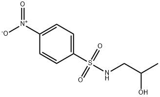 N-(2-hydroxypropyl)-4-nitrobenzenesulfonamide Struktur