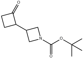 TERT-BUTYL 3-(2-OXOCYCLOBUTYL)AZETIDINE-1-CARBOXYLATE Struktur