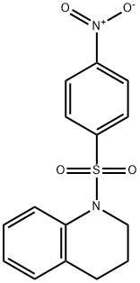 1-[(4-nitrophenyl)sulfonyl]-1,2,3,4-tetrahydroquinoline Struktur