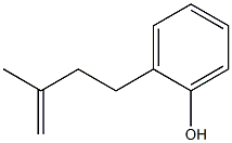 2-(3-methylbut-3-enyl)phenol Struktur