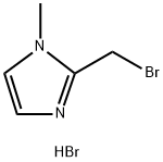 2-(Bromomethyl)-1-methyl-1H-imidazole hydrobromide Struktur