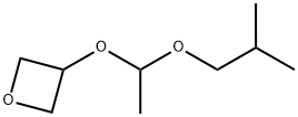 3-[1-(2-methylpropoxy)ethoxy]oxetane Struktur