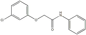 Acetamide,2-(3-chlorophenoxy)-N-phenyl- Struktur