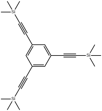 1,3,5-tris((trimethylsilyl)ethynyl)benzene Struktur