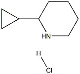 2-Cyclopropylpiperidine hydrochloride Struktur