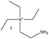 Ethanaminium, 2-amino-N,N,N-triethyl-, iodide Struktur