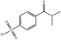 4-Dimethylcarbamoyl-benzenesulfonyl chloride Struktur