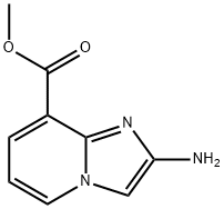 Methyl 2-aminoimidazo[1,2-a]pyridine-8-carboxylate Struktur