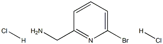 (6-BROMOPYRIDIN-2-YL)METHANAMINE 2HCL Struktur