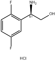 (2R)-2-AMINO-2-(2,5-DIFLUOROPHENYL)ETHAN-1-OL HYDROCHLORIDE Struktur