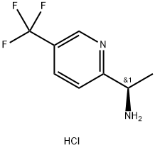 (R)-1-(5-(TRIFLUOROMETHYL)PYRIDIN-2-YL)ETHANAMINE HYDROCHLORIDE Struktur