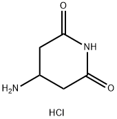 4-aminopiperidine-2,6-dione hydrochloride Struktur