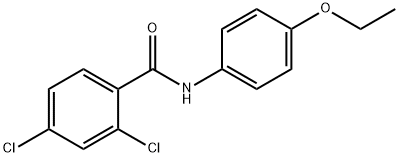 2,4-dichloro-N-(4-ethoxyphenyl)benzamide Struktur