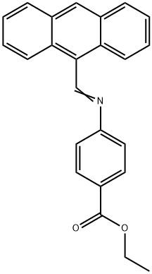 ethyl 4-[(9-anthrylmethylene)amino]benzoate Struktur