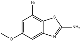 7-bromo-5-methoxybenzo[d]thiazol-2-amine Struktur