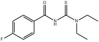 N-[(diethylamino)carbonothioyl]-4-fluorobenzamide Struktur