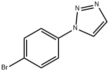 1-(4-Bromophenyl)-1h-1,2,3-triazole Struktur