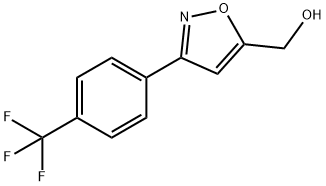 (3-(4-(TRIFLUOROMETHYL)PHENYL)ISOXAZOL-5-YL)METHANOL Struktur