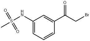 N-[3-(2-Bromo-acetyl)-phenyl]-methanesulfonamide Struktur