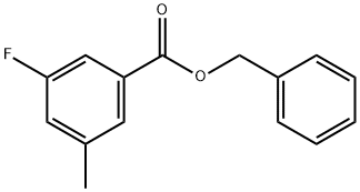 Benzyl 3-fluoro-5-methylbenzoate Struktur