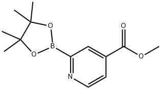 methyl 2-(4,4,5,5-tetramethyl-1,3,2-dioxaborolan-2-yl)isonicotinate Struktur