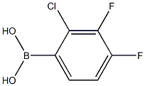 2-Chloro-3,4-difluorophenylboronic acid Struktur