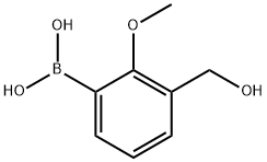 3-(Hydroxymethyl)-2-methoxyphenylboronic acid Struktur