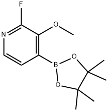 2-Fluoro-3-methoxypyridine-4-boronic acid pinacol ester Struktur