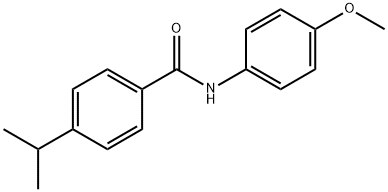 4-isopropyl-N-(4-methoxyphenyl)benzamide Struktur