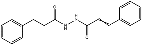 3-phenyl-N'-(3-phenylpropanoyl)acrylohydrazide Struktur