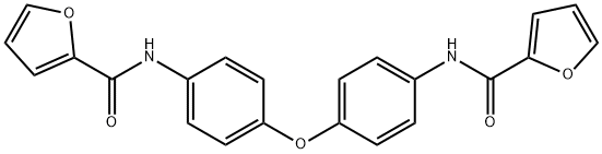 N-[4-[4-(furan-2-carbonylamino)phenoxy]phenyl]furan-2-carboxamide Struktur