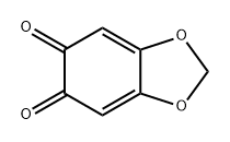 benzo[1,3]dioxole-5,6-dione Struktur