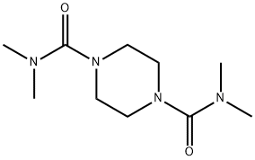 Piperazine-1,4-dicarboxylic acid bis-dimethylamide Struktur