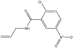 2-chloro-5-nitro-N-(prop-2-en-1-yl)benzamide Struktur