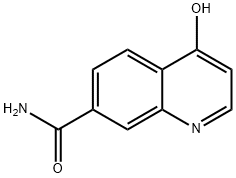 4-HYDROXYQUINOLINE-7-CARBOXAMIDE Struktur