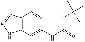 tert-Butyl 1H-indazol-6-ylcarbamate Struktur