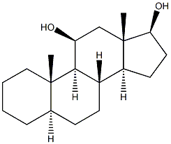 Androstane-11,17-diol,(5a,11b,17b)- (9CI) Struktur