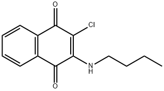 1,4-Naphthalenedione,2-(butylamino)-3-chloro- Struktur