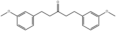 3-Pentanone, 1,5-bis(3-methoxyphenyl)- Struktur