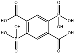 1,4-Benzenedicarboxylic acid,2,5-diphosphono- Struktur