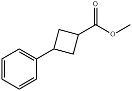 METHYL 3-PHENYLCYCLOBUTANECARBOXYLATE Struktur