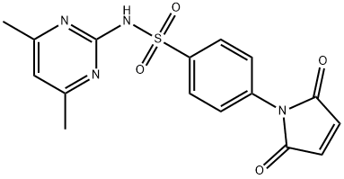 N-(4,6-dimethylpyrimidin-2-yl)-4-(2,5-dioxo-2,5-dihydro-1H-pyrrol-1-yl)benzenesulfonamide Struktur