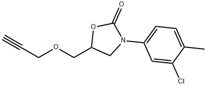 2-Oxazolidinone,3-(3-chloro-4-methylphenyl)-5-[(2-propyn-1-yloxy)methyl]-