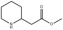 2-Piperidineacetic acid, methyl ester Struktur