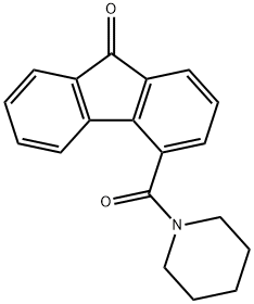 4-(piperidine-1-carbonyl)-9H-fluoren-9-one Struktur