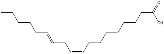 9,12-Octadecadienoicacid, (9Z,12E)- Struktur