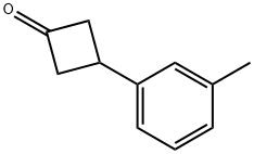 3-(3-methylphenyl)cyclobutan-1-one Struktur