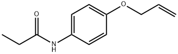 N-(4-prop-2-enoxyphenyl)propanamide Struktur